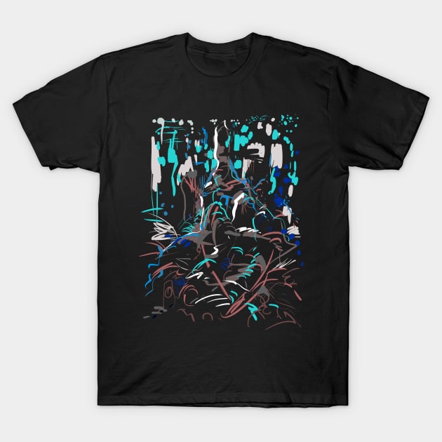 Abstract under water T-Shirt by Nikokosmos